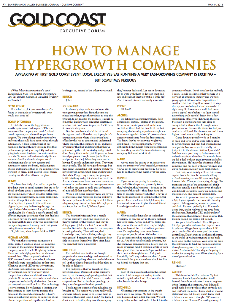 hypergrowth companies geolinks